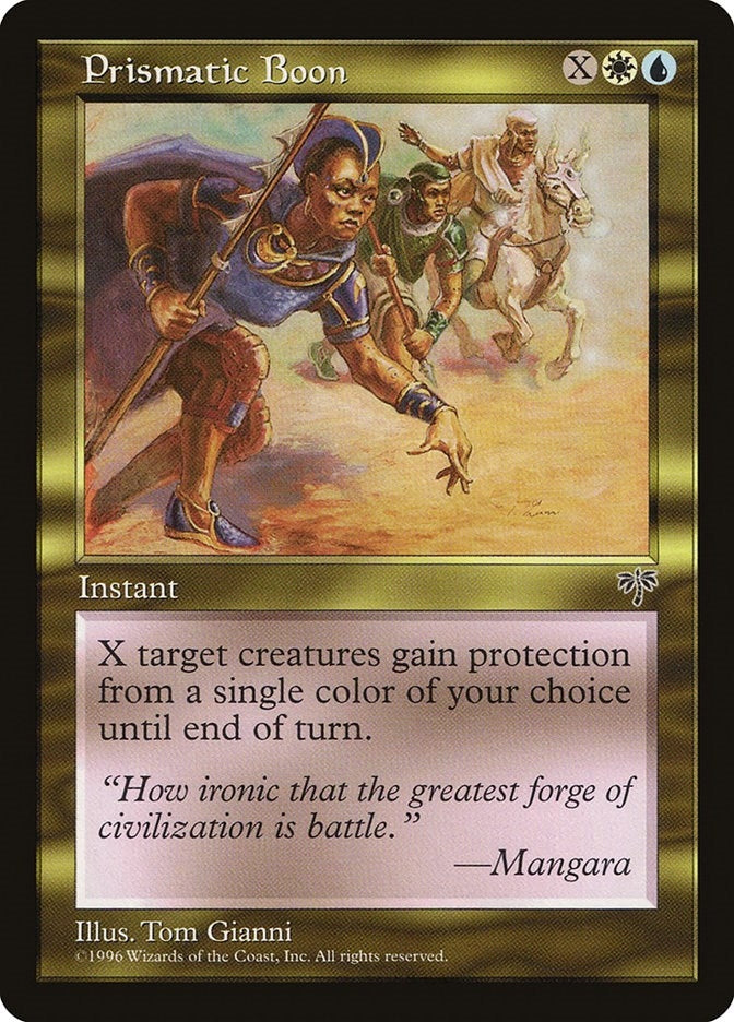 Image for Prismatic Boon (Mirage) - Magic: The Gathering