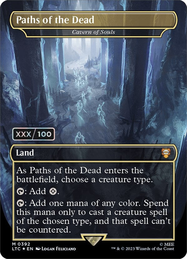 Image for Paths of the Dead - Cavern of Souls (Serial Numbered) (Commander: The Lord of the Rings: Tales of Middle-earth) (392) - Magic: The Gathering