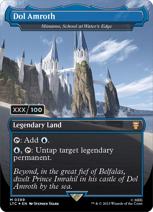 Image for Dol Amroth - Minamo, School at Water's Edge (Serial Numbered) (Commander: The Lord of the Rings: Tales of Middle-earth) (399) - Magic: The Gathering