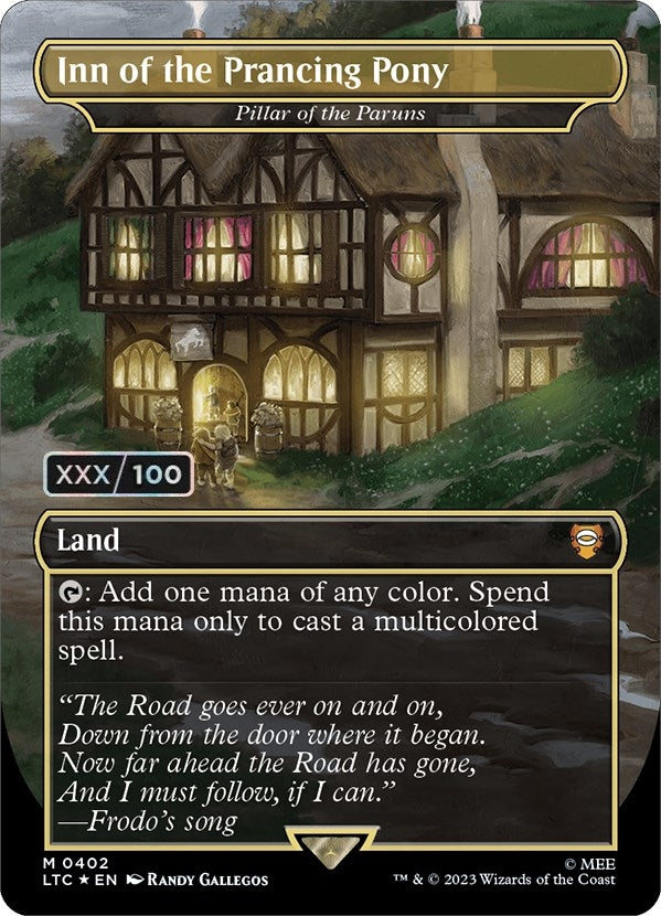 Image for Inn of the Prancing Pony - Pillar of the Paruns (Serial Numbered) (Commander: The Lord of the Rings: Tales of Middle-earth) (402) - Magic: The Gathering
