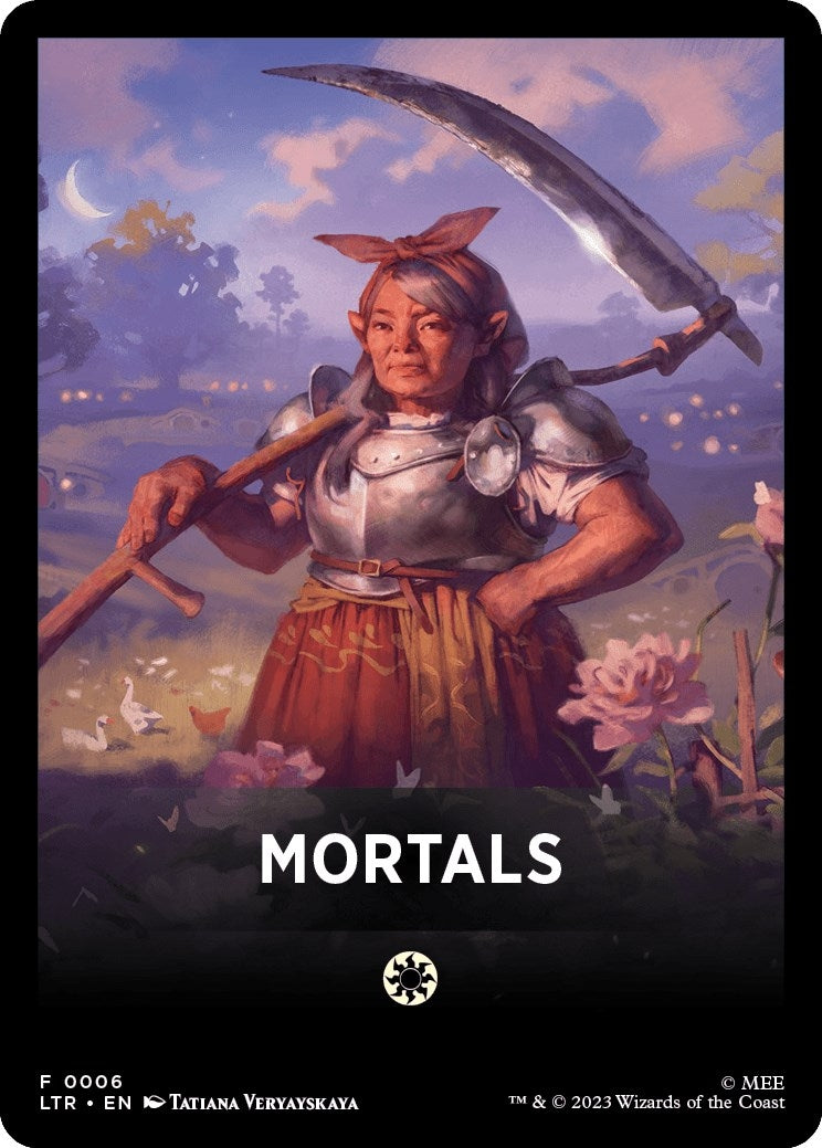 Image for Mortals Theme Card (Universes Beyond: The Lord of the Rings: Tales of Middle-earth) (6) - Magic: The Gathering