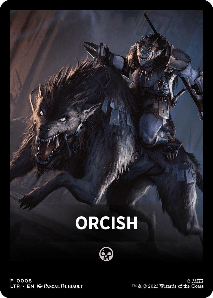 Image for Orcish Theme Card (Universes Beyond: The Lord of the Rings: Tales of Middle-earth) (8) - Magic: The Gathering