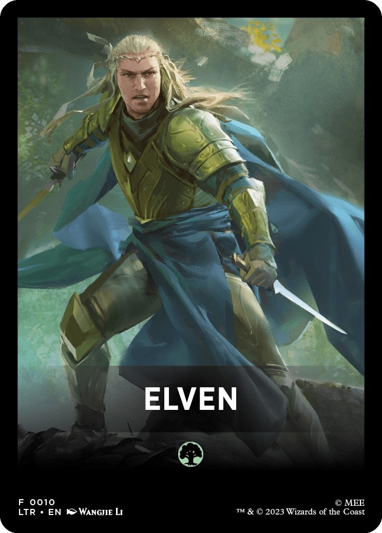 Image for Elven Theme Card (Universes Beyond: The Lord of the Rings: Tales of Middle-earth) (10) - Magic: The Gathering