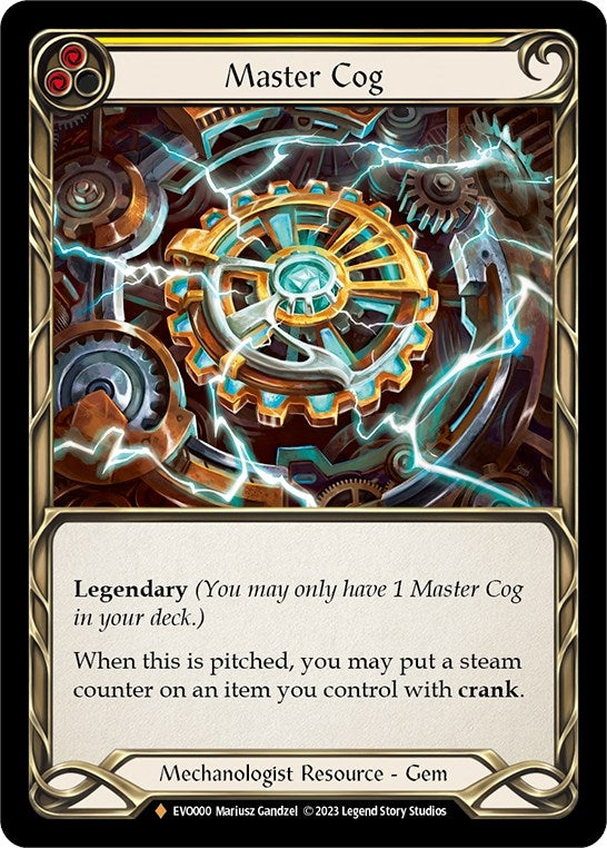 Image for Master Cog (Bright Lights) (EVO000) - Flesh and Blood TCG