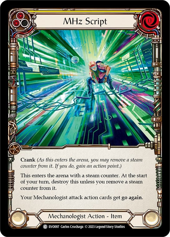 Image for MHz Script (Bright Lights) (EVO097) - Flesh and Blood TCG