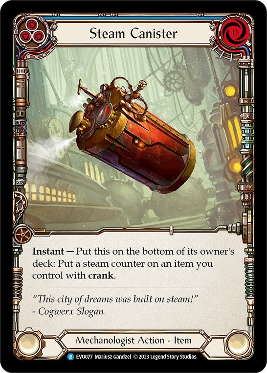 Image for Steam Canister (Bright Lights) (EVO077) - Flesh and Blood TCG