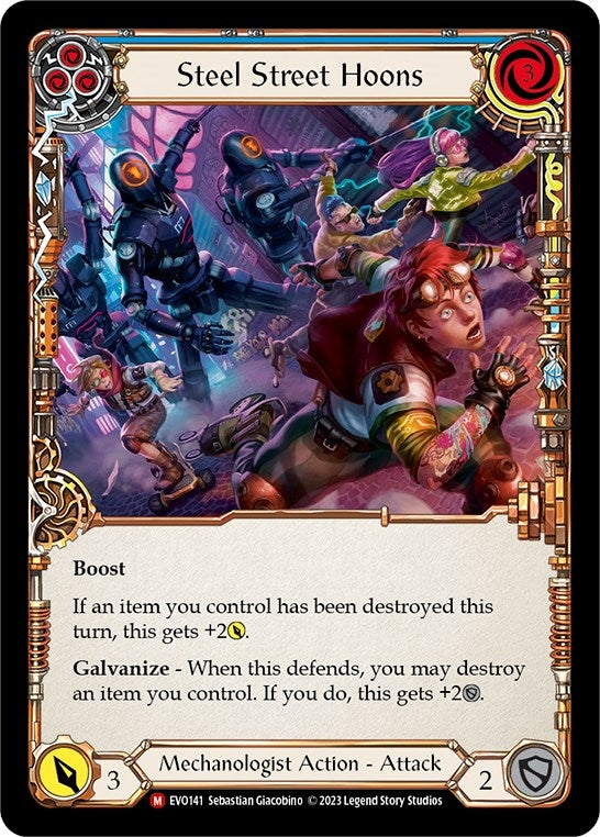 Image for Steel Street Hoons (Bright Lights) (EVO141) - Flesh and Blood TCG
