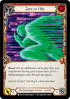 Image for Zero to Fifty (Red) (Bright Lights) (EVO162) - Flesh and Blood TCG
