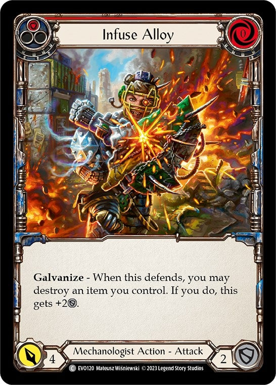 Image for Infuse Alloy (Red) (Bright Lights) (EVO120) - Flesh and Blood TCG