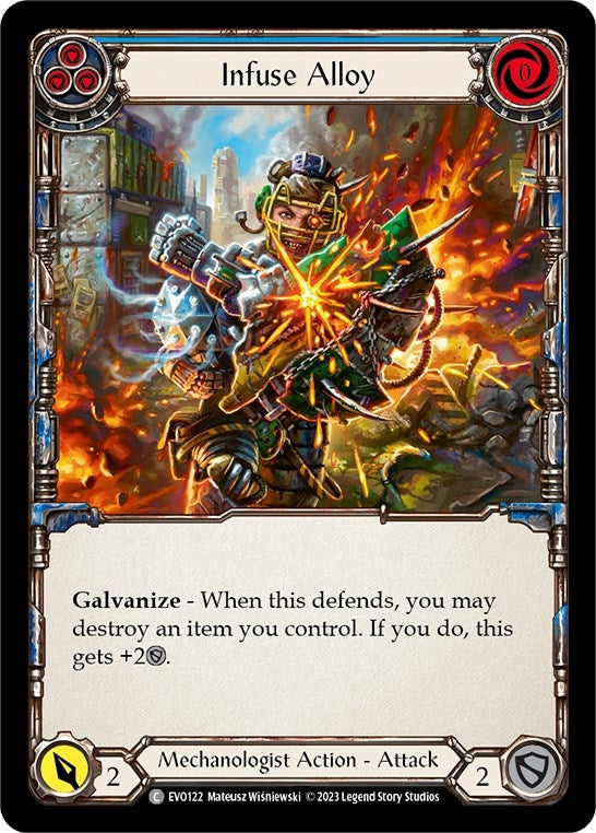 Image for Infuse Alloy (Blue) (Bright Lights) (EVO122) - Flesh and Blood TCG