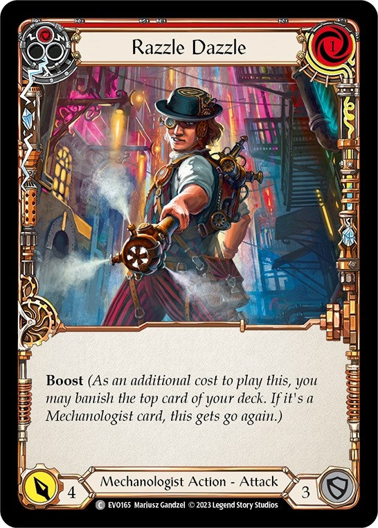 Image for Razzle Dazzle (Red) (Bright Lights) (EVO165) - Flesh and Blood TCG