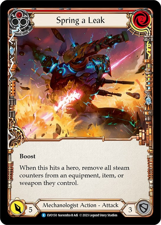 Image for Spring a Leak (Red) (Bright Lights) (EVO150) - Flesh and Blood TCG