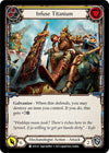 Image for Infuse Titanium (Yellow) (Bright Lights) (EVO124) - Flesh and Blood TCG