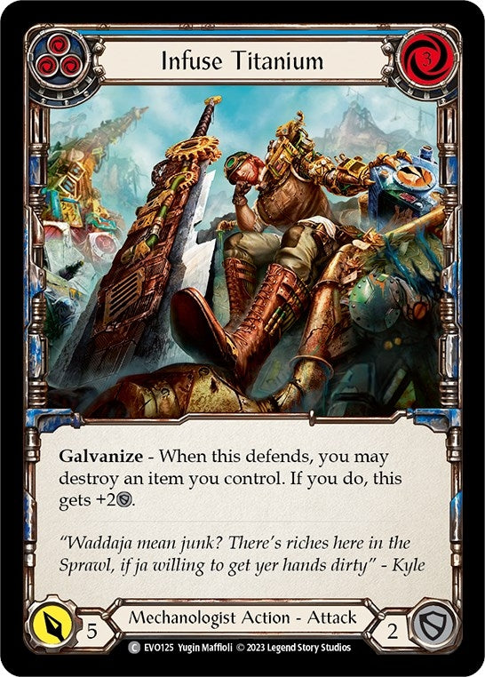 Image for Infuse Titanium (Blue) (Bright Lights) (EVO125) - Flesh and Blood TCG