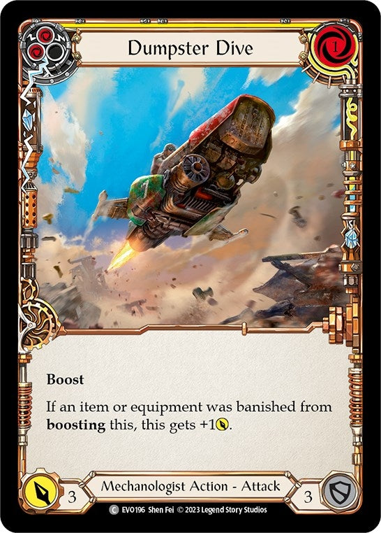 Image for Dumpster Dive (Yellow) (Bright Lights) (EVO196) - Flesh and Blood TCG