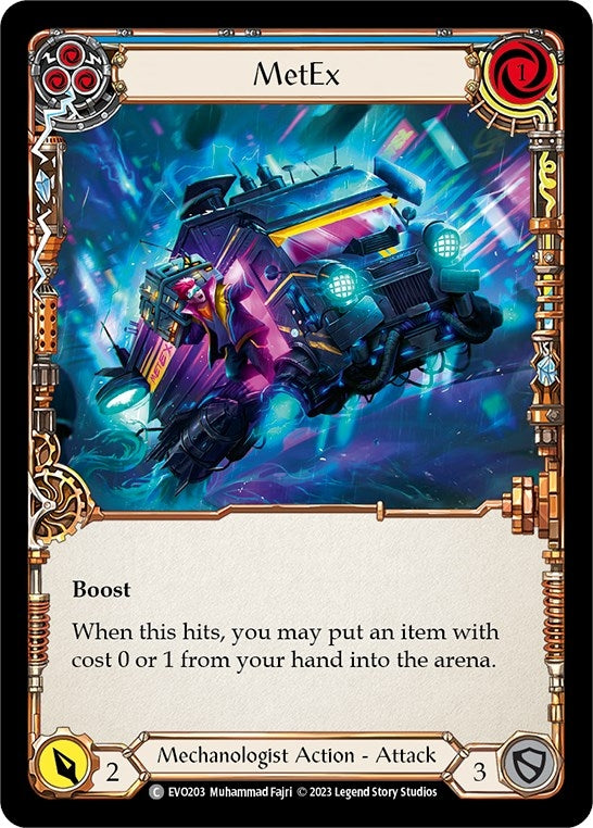 Image for MetEx (Blue) (Bright Lights) (EVO203) - Flesh and Blood TCG