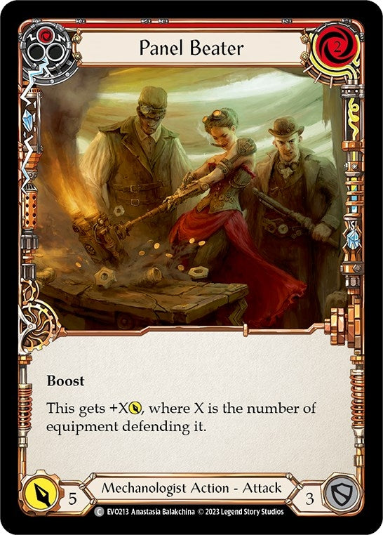 Image for Panel Beater (Red) (Bright Lights) (EVO213) - Flesh and Blood TCG