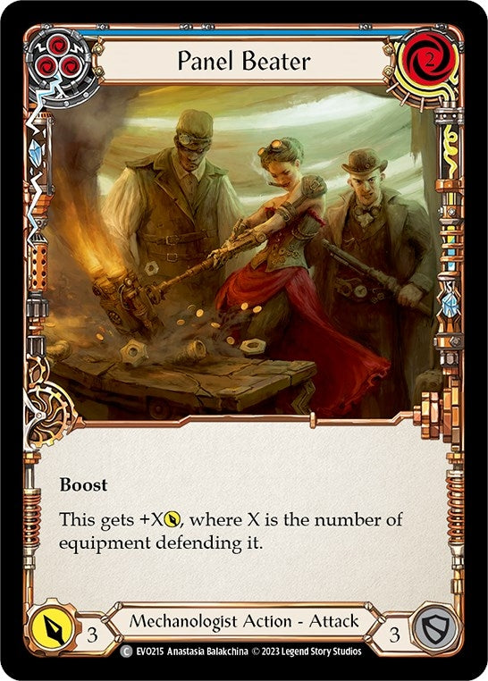 Image for Panel Beater (Blue) (Bright Lights) (EVO215) - Flesh and Blood TCG