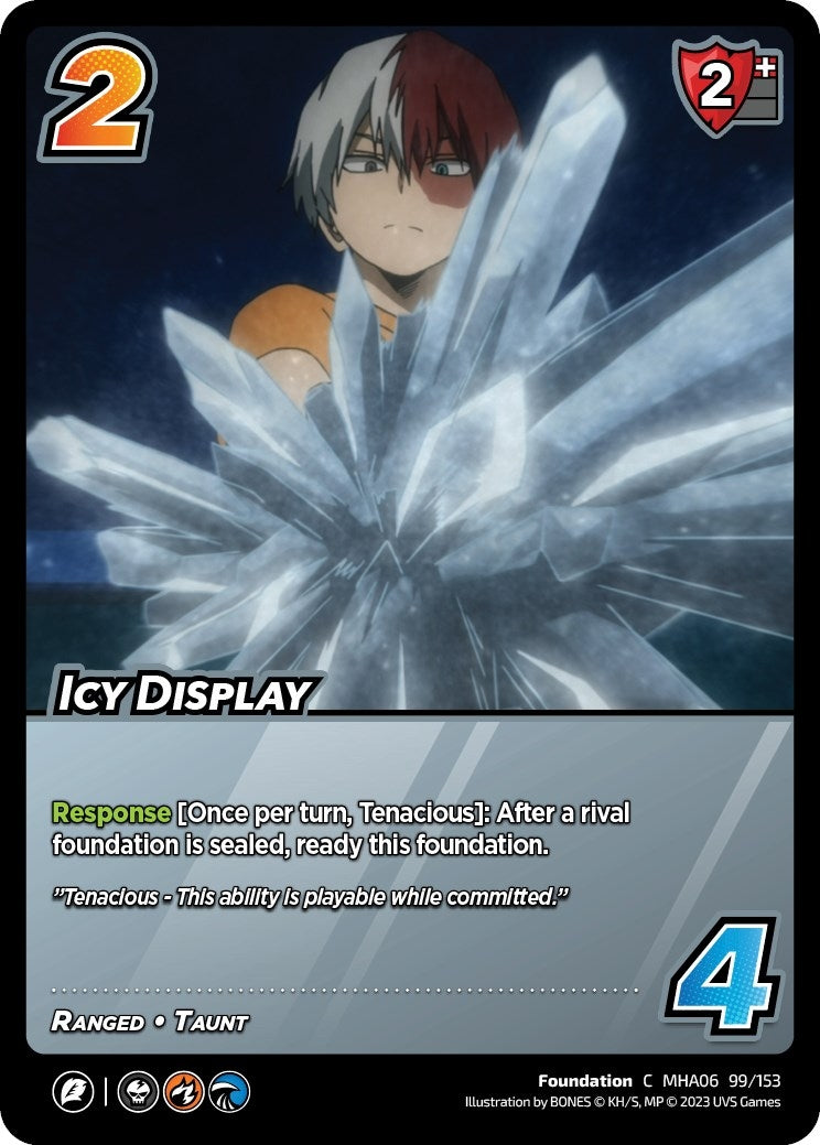 Image for Icy Display (UniVersus: My Hero Academia: Jet Burn) (99/153) - UniVersus