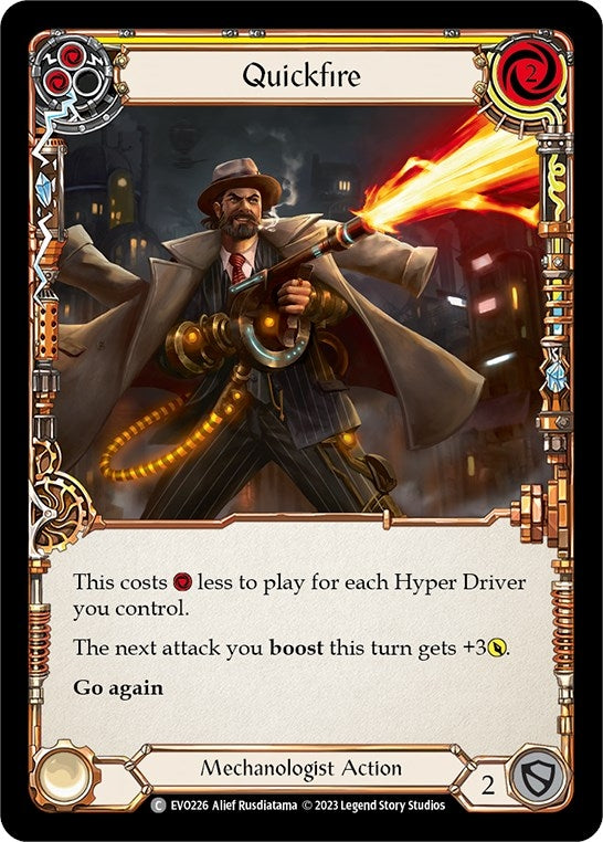 Image for Quickfire (Yellow) (Bright Lights) (EVO226) - Flesh and Blood TCG