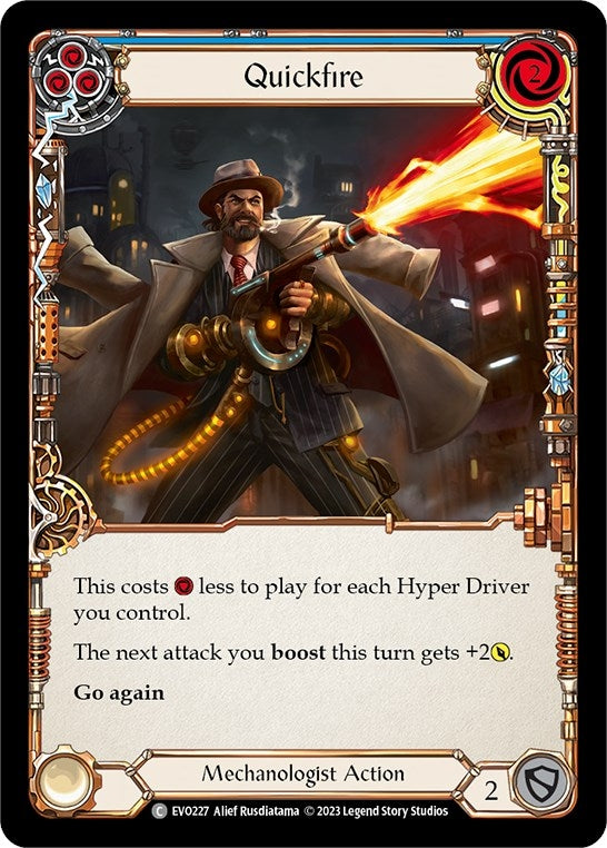 Image for Quickfire (Blue) (Bright Lights) (EVO227) - Flesh and Blood TCG