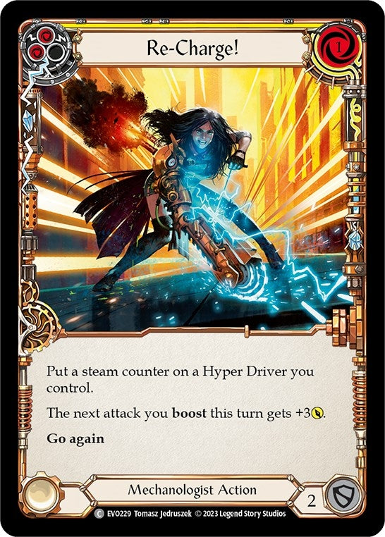 Image for Re-Charge! (Yellow) (Bright Lights) (EVO229) - Flesh and Blood TCG