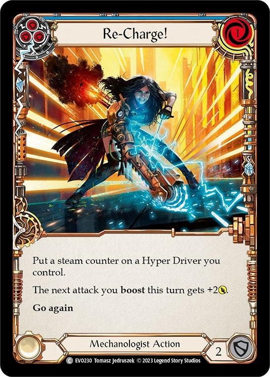 Image for Re-Charge! (Blue) (Bright Lights) (EVO230) - Flesh and Blood TCG