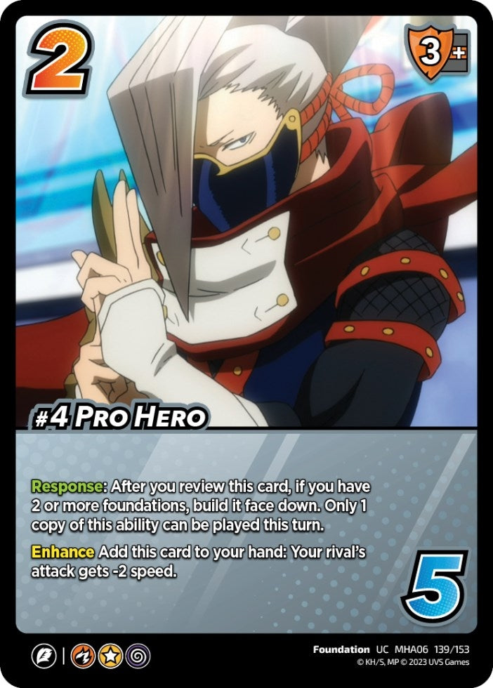 Image for #4 Pro Hero (UniVersus: My Hero Academia: Jet Burn) (139/153) - UniVersus