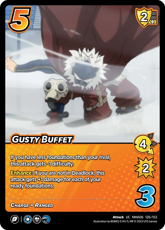 Image for Gusty Buffet (UniVersus: My Hero Academia: Jet Burn) (126/153) - UniVersus