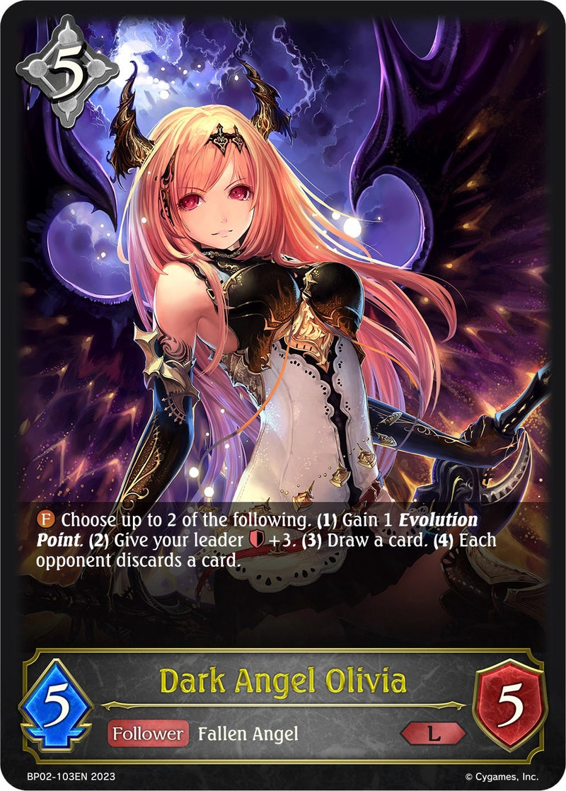 Image for Dark Angel Olivia (BP02: Reign of Bahamut) (BP02-103EN) - Shadowverse: Evolve