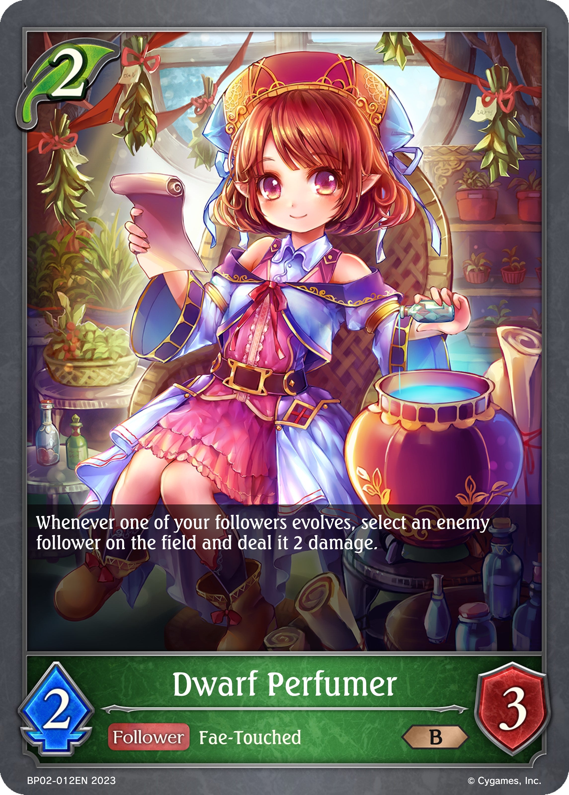 Image for Dwarf Perfurmer (BP02: Reign of Bahamut) (BP02-012EN) - Shadowverse: Evolve