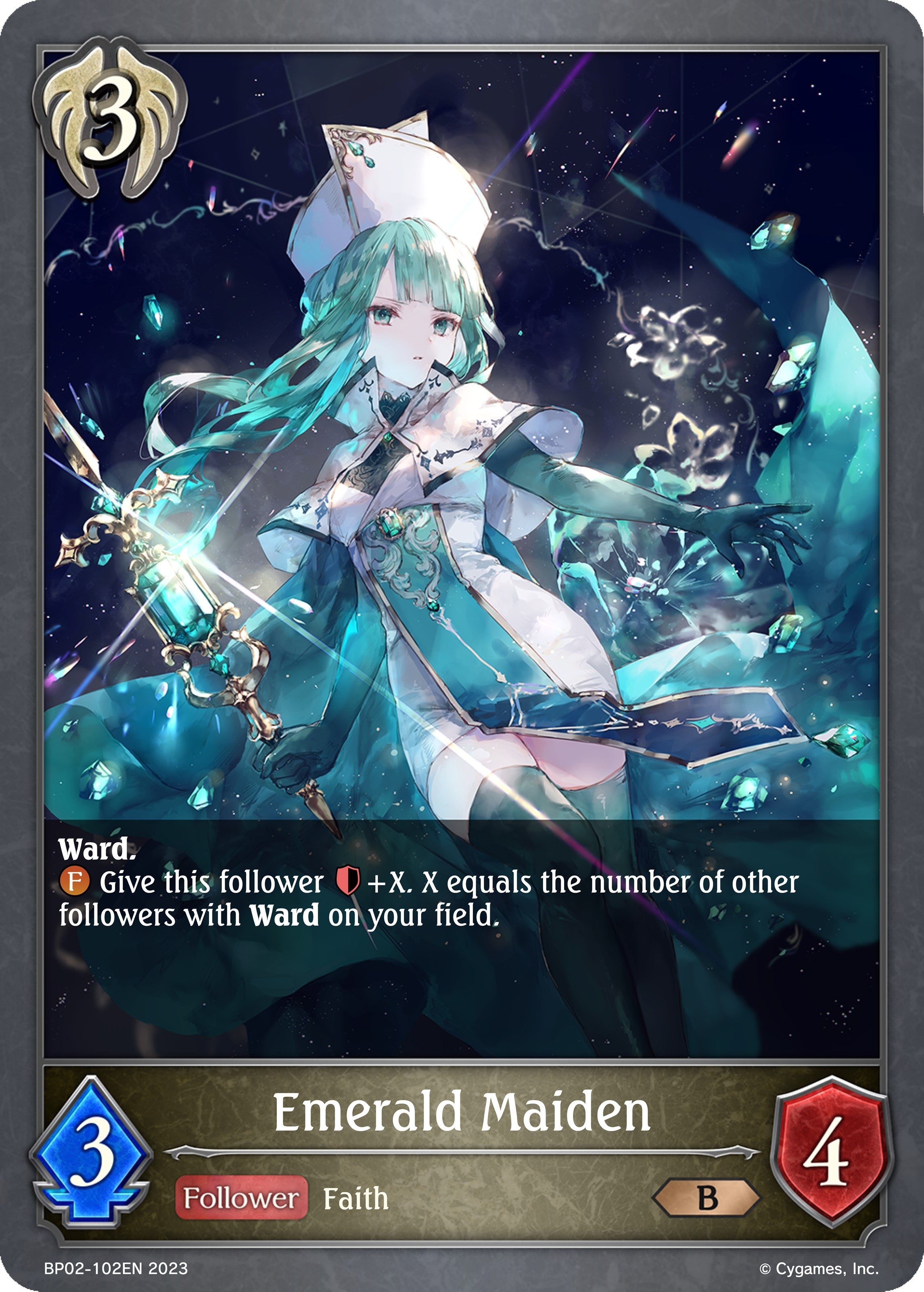 Image for Emerald Maiden (BP02: Reign of Bahamut) (BP02-102EN) - Shadowverse: Evolve