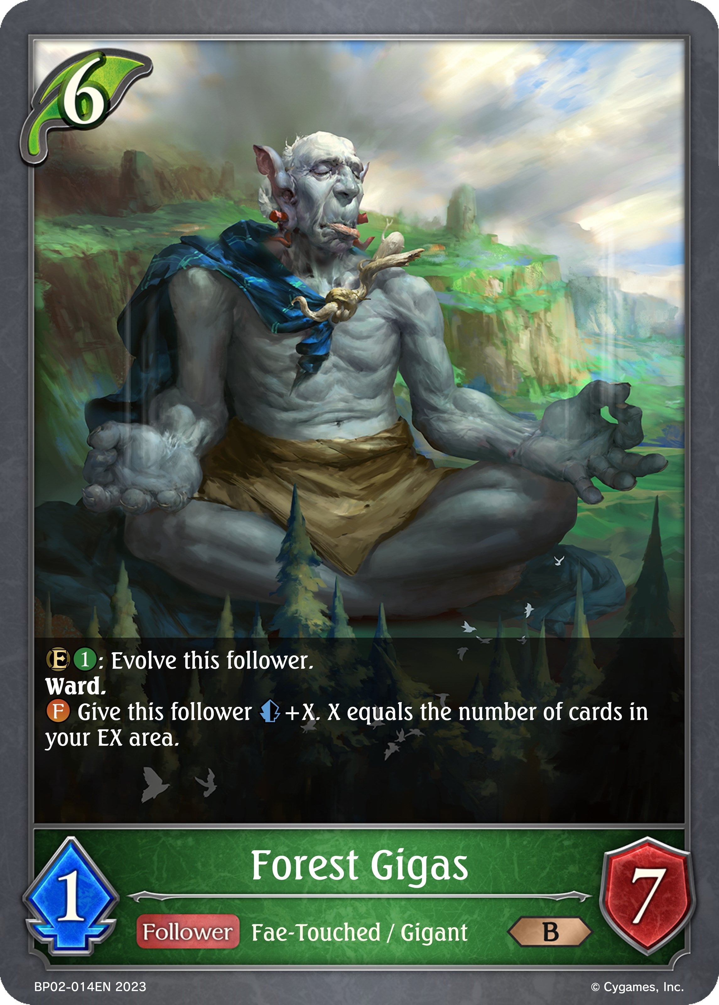 Image for Forest Gigas (BP02: Reign of Bahamut) (BP02-014EN) - Shadowverse: Evolve