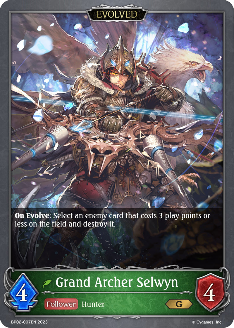 Image for Grand Archer Selwyn (Evolved) (BP02: Reign of Bahamut) (BP02-007EN) - Shadowverse: Evolve
