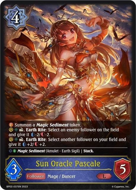 Image for Sun Oracle Pascale (BP02: Reign of Bahamut) (BP02-037EN) - Shadowverse: Evolve