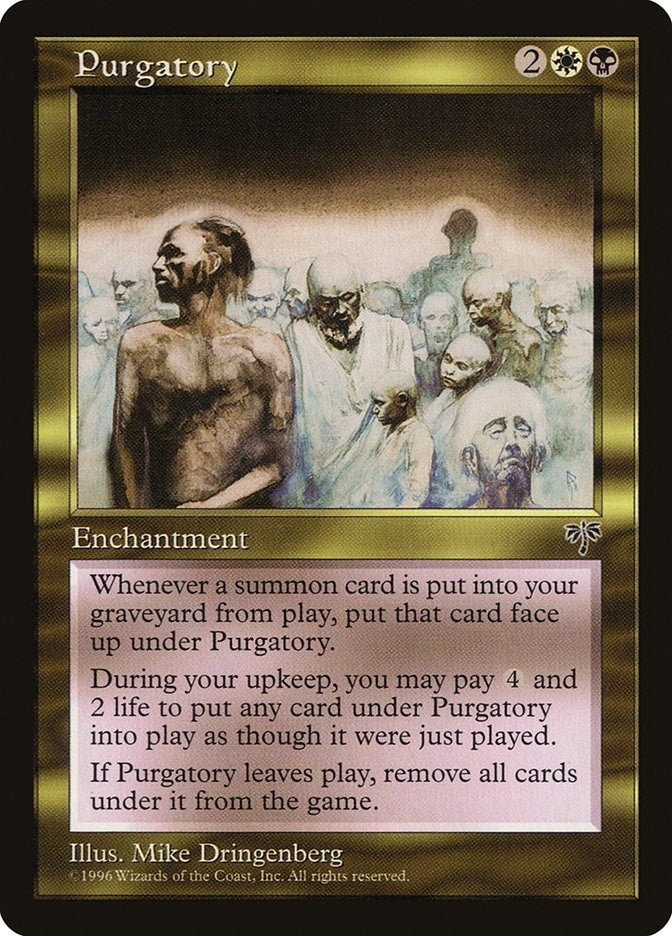 Image for Purgatory (Mirage) - Magic: The Gathering