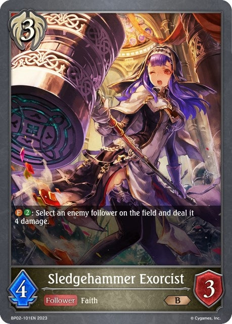 Image for Sledgehammer Exorcist (BP02: Reign of Bahamut) (BP02-101EN) - Shadowverse: Evolve