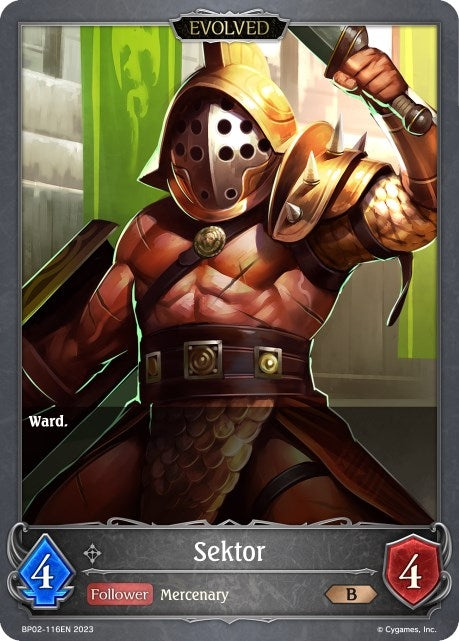 Image for Sektor (Evolved) (BP02: Reign of Bahamut) (BP02-116EN) - Shadowverse: Evolve