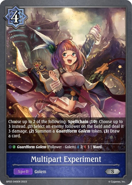 Image for Multipart Experiment (BP02: Reign of Bahamut) (BP02-045EN) - Shadowverse: Evolve