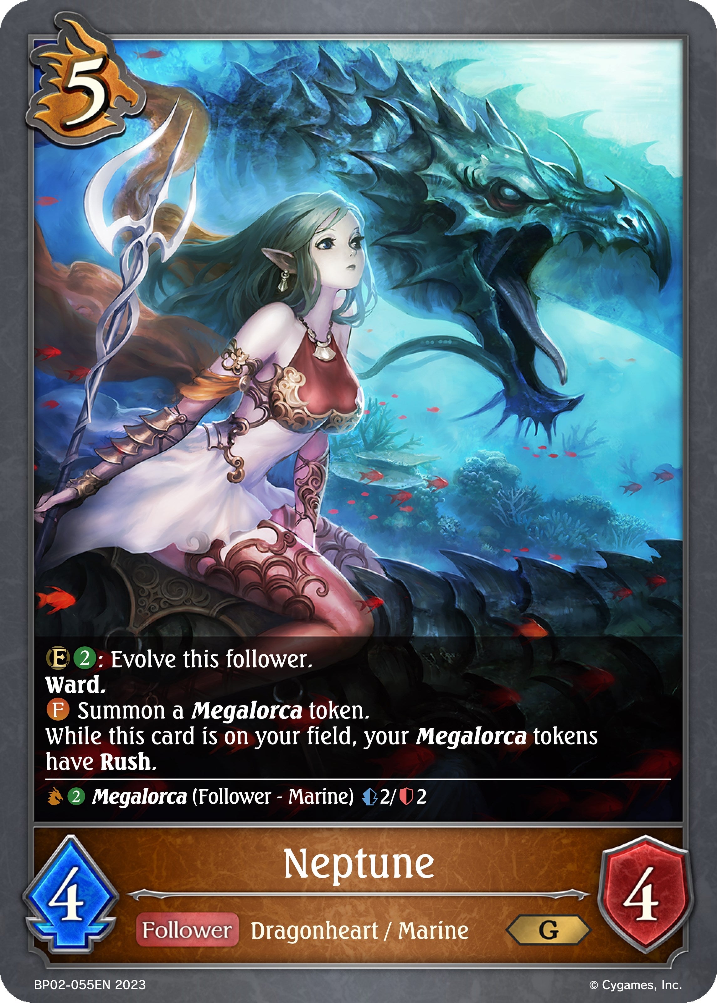 Image for Neptune (BP02: Reign of Bahamut) (BP02-055EN) - Shadowverse: Evolve