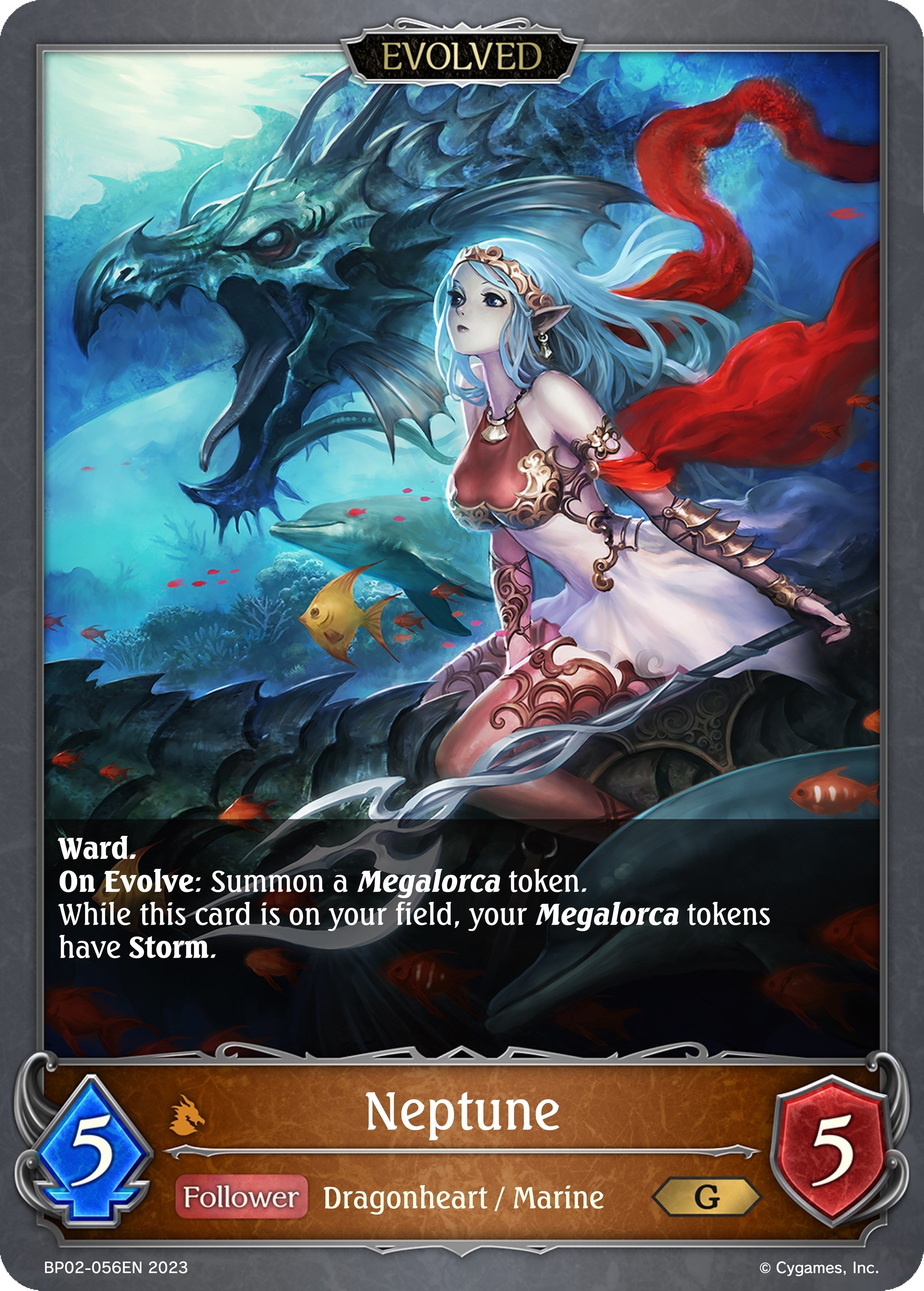 Image for Neptune (Evolved) (BP02: Reign of Bahamut) (BP02-056EN) - Shadowverse: Evolve