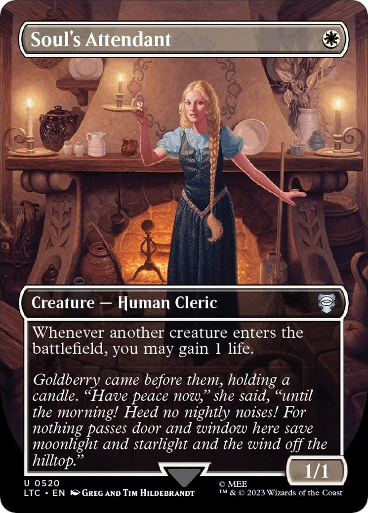 Image for Soul's Attendant (Borderless) (Commander: The Lord of the Rings: Tales of Middle-earth) (520) - Magic: The Gathering
