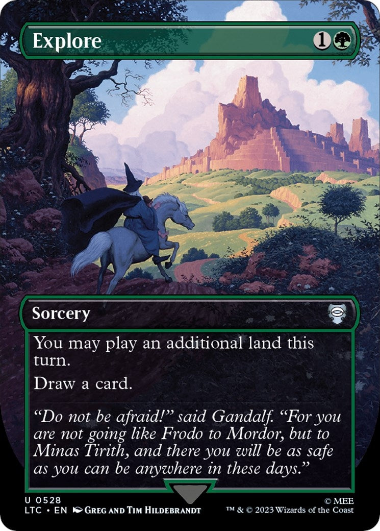 Image for Explore (Borderless) (Commander: The Lord of the Rings: Tales of Middle-earth) (528) - Magic: The Gathering