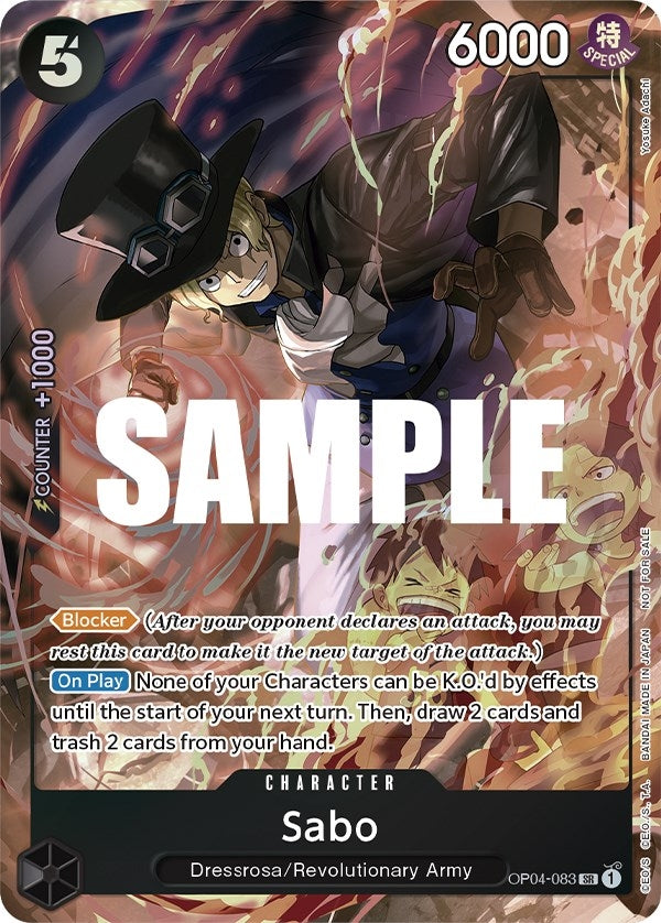 Image for Sabo (Sealed Battle 2023 Vol. 1) (One Piece Promotion Cards) (OP04-083) - One Piece Card Game