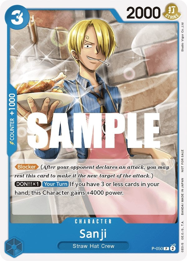 Image for Sanji (Sealed Battle Kit Vol. 1) (One Piece Promotion Cards) (P-050) - One Piece Card Game