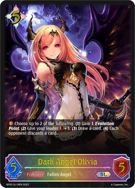 Image for Dark Angel Olivia (SL) (BP02: Reign of Bahamut) (BP02-SL19EN) - Shadowverse: Evolve