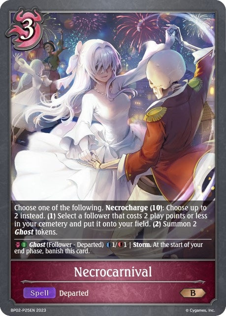 Image for Necrocarnival - P25 (Foil) (BP02: Reign of Bahamut) (BP02-P25EN) - Shadowverse: Evolve