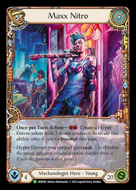 Image for Maxx Nitro - HER098 (Flesh and Blood: Promo Cards) (HER098) - Flesh and Blood TCG