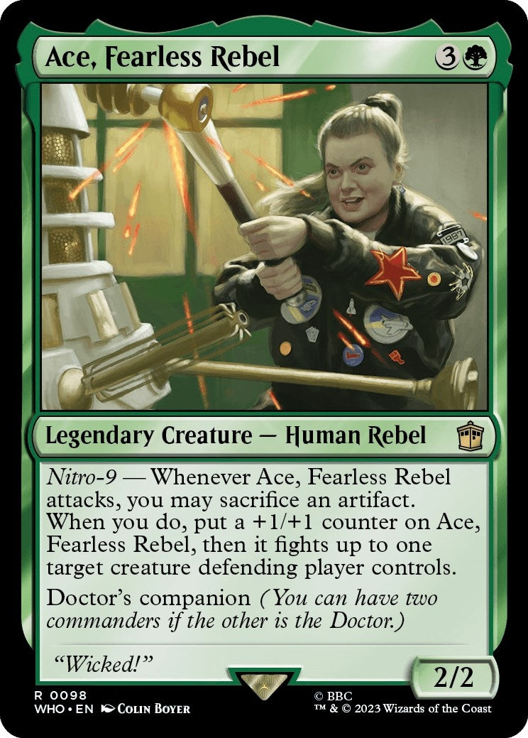 Image for Ace, Fearless Rebel (Universes Beyond: Doctor Who) (98) - Magic: The Gathering
