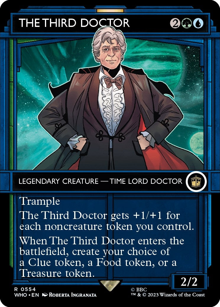 Image for The Third Doctor (Showcase) (Universes Beyond: Doctor Who) (554) - Magic: The Gathering